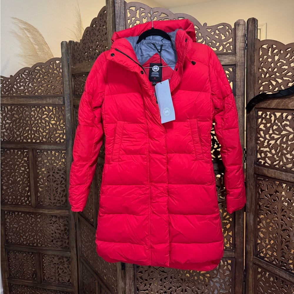 NEW NWT Canada Goose Alliston Coat in Red-Rouge - Picture 4 of 7
